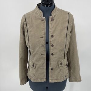 JEANSTAR Women's Tan Jacket SIZE M CORDUROY